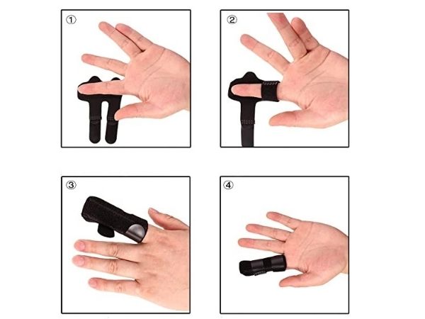 Attelle doigt de la main  immobilisation