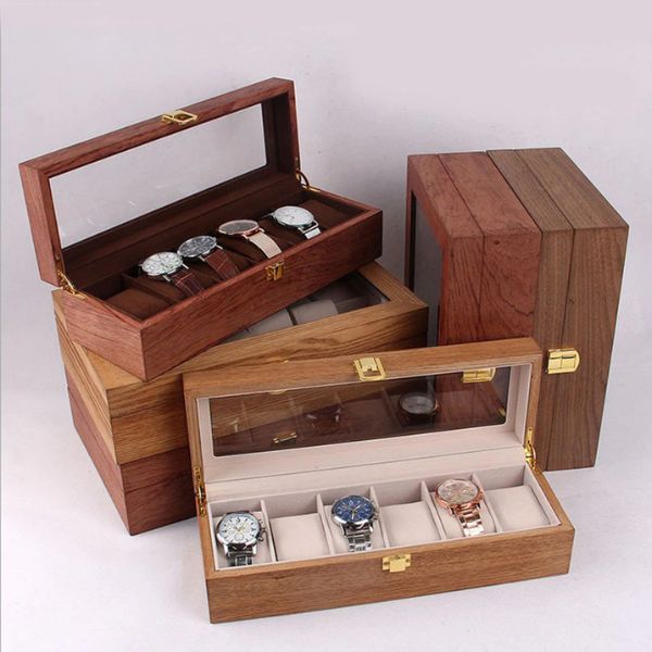 Boîte de montre en bois