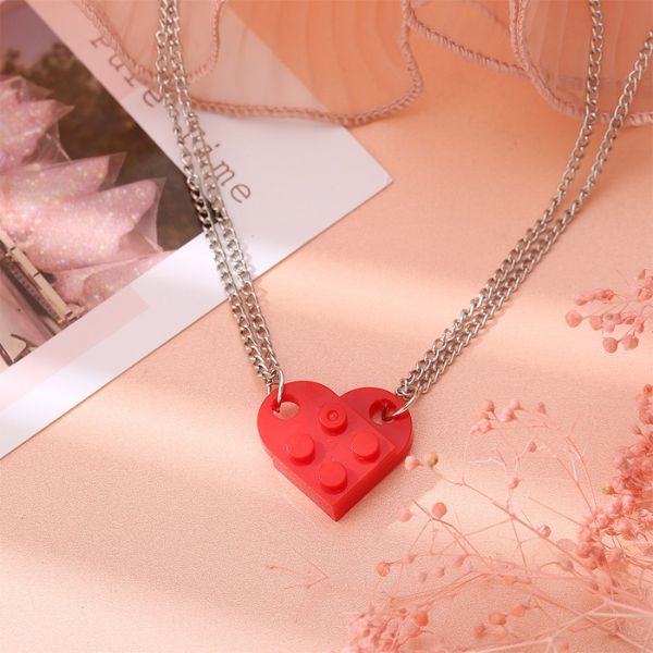 Collier d'amour en forme de cœur