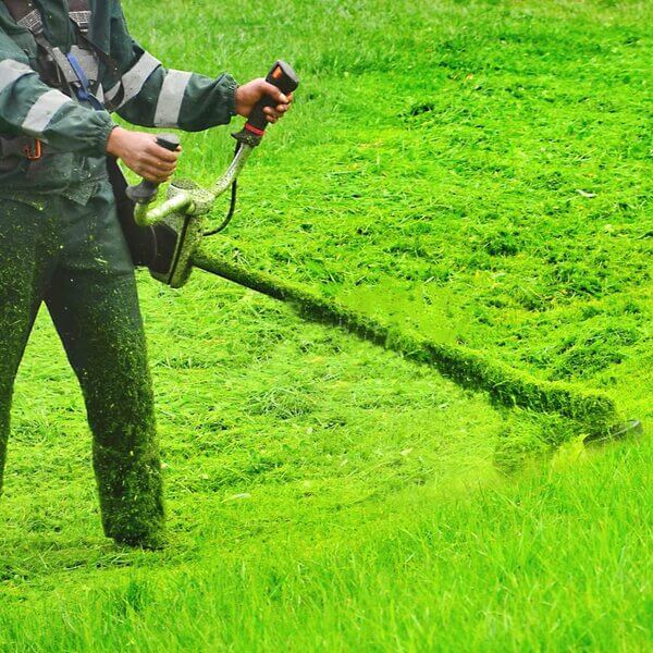 Coupe-herbe en Nylon argenté