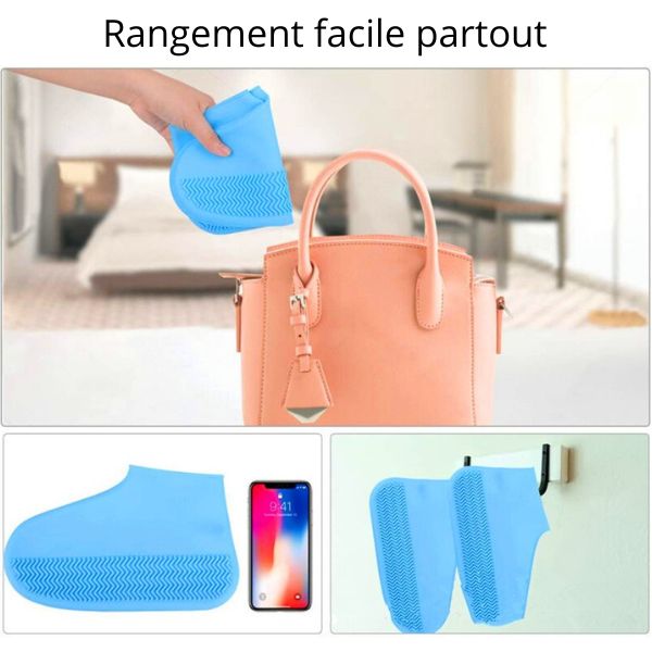 Fashion Protège Chaussure En Silicone Bleu - Prix pas cher