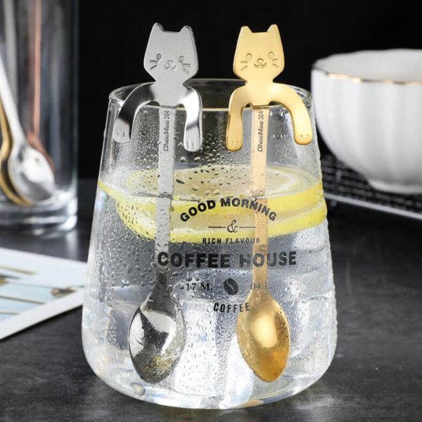 Cuillère à café en forme de chat