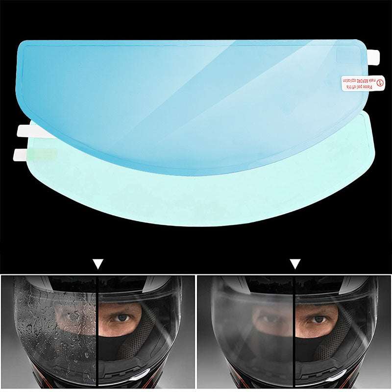 Ej.Life Film de Protection Anti-buée pour Moto, Visière de Casque de Moto  190°