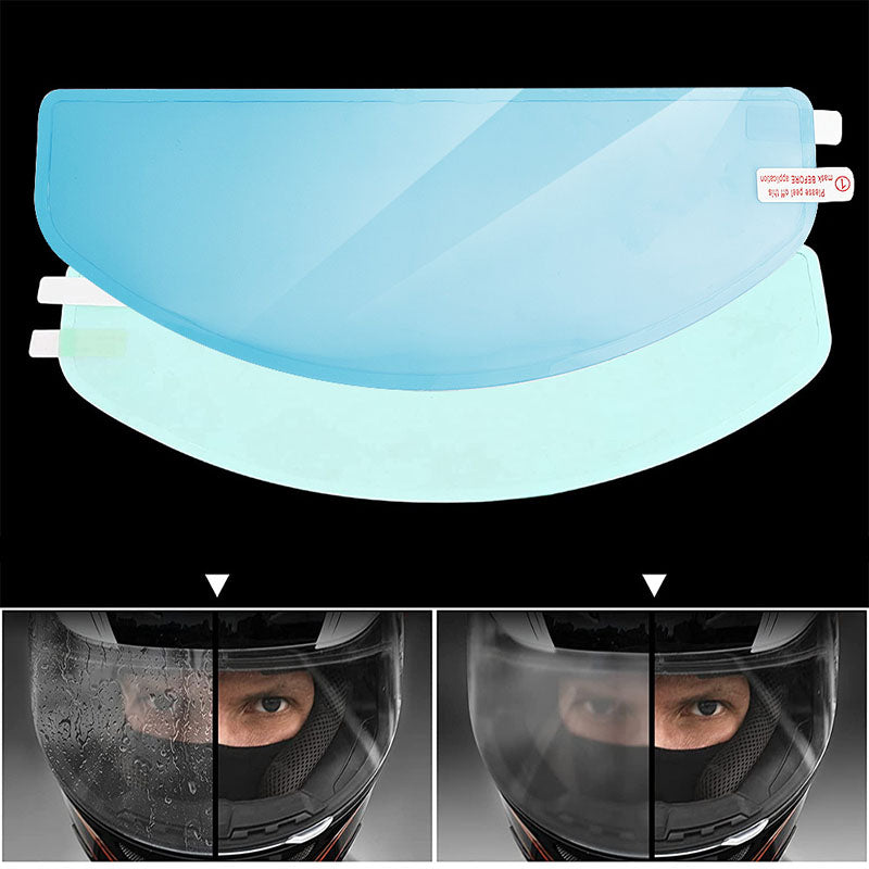 Ej.Life Film de Protection Anti-buée pour Moto, Visière de Casque