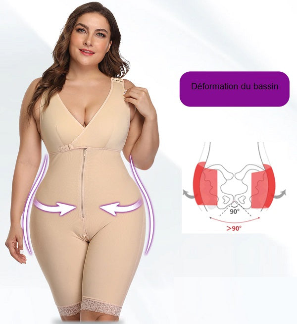 Gaine Amincissante Shaper Grande Taille Ventre Plat Femme Ronde sous  vêtements