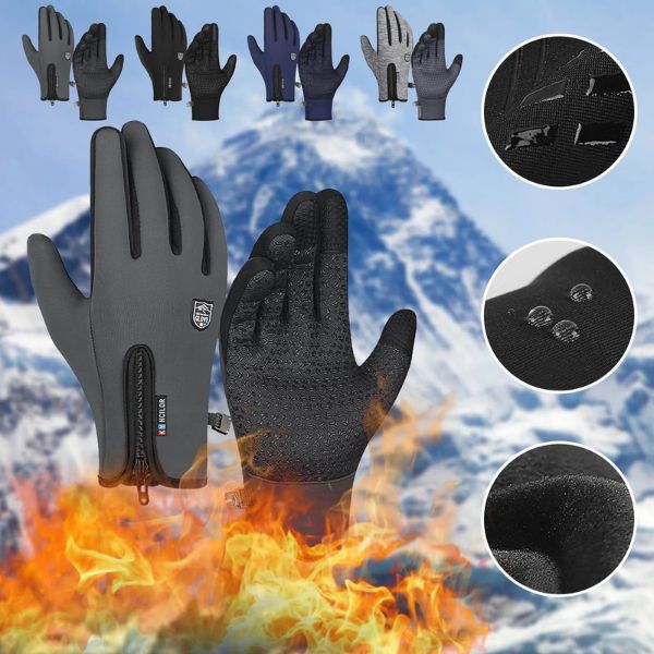 Gants de vélo hiver imperméables