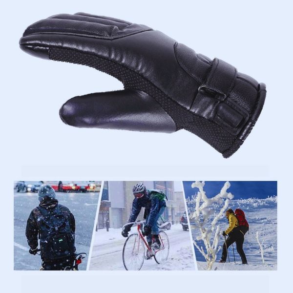 Gants ski chauffants rechargeables USB