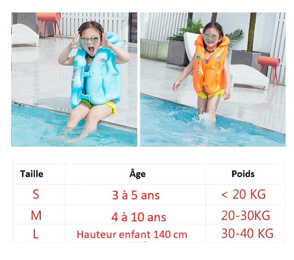 Gilet piscine bébé