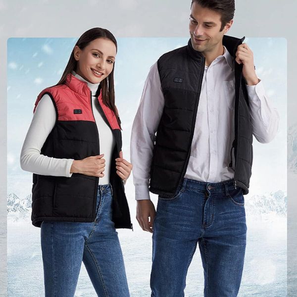 Gilet chauffant pour femmes Noir avec Batterie Superpower - Sans manches -  Promo-Optique