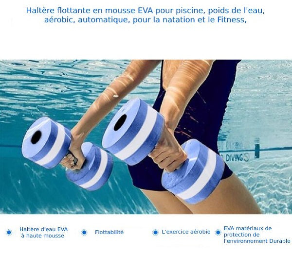 haltere mousse aquagym