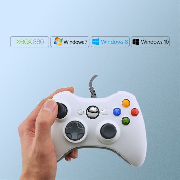 Manette de jeu filaire USB avec vibrations