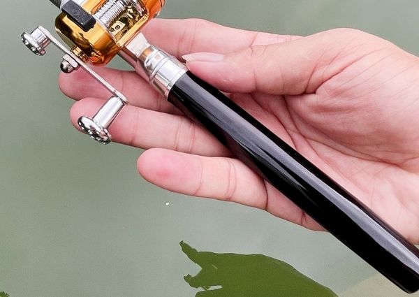 Kit complet de Mini canne à pêche télescopique en  – Grandado