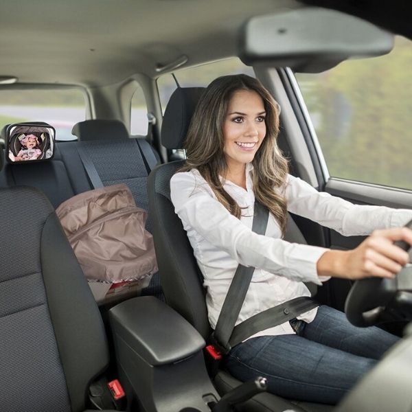 Acheter SEAMETAL bébé voiture miroir réglable large voiture siège arrière  rétroviseurs bébé enfant siège Auto sécurité miroir infantile moniteur de  sécurité accessoires