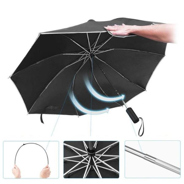 Parapluie inversé pliant