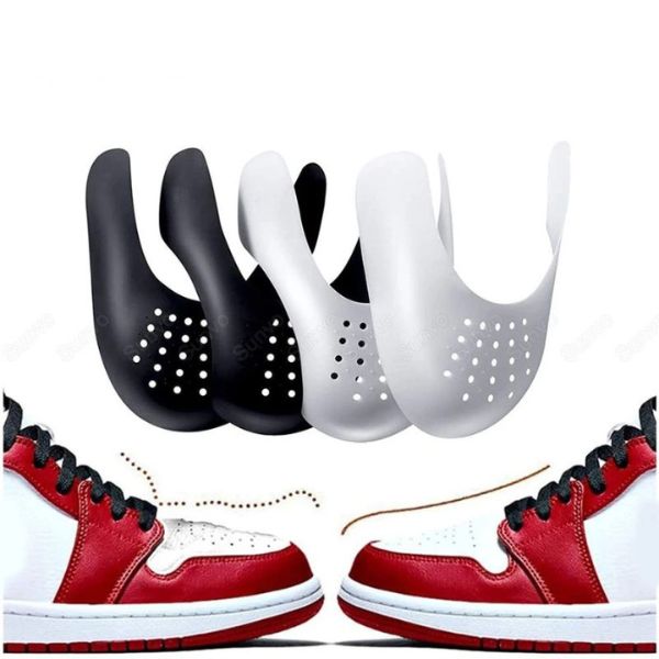 Protecteur de plis de chaussure, 4 paires de chaussures Anti plis de garde  pour prévenir les plis de baskets pour hommes 7.5-13 Femmes 5-9