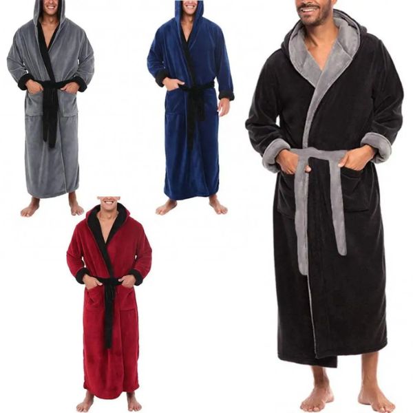 Robe de chambre homme polaire