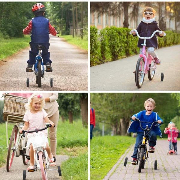Roues d'entraînement de vélo pour enfants