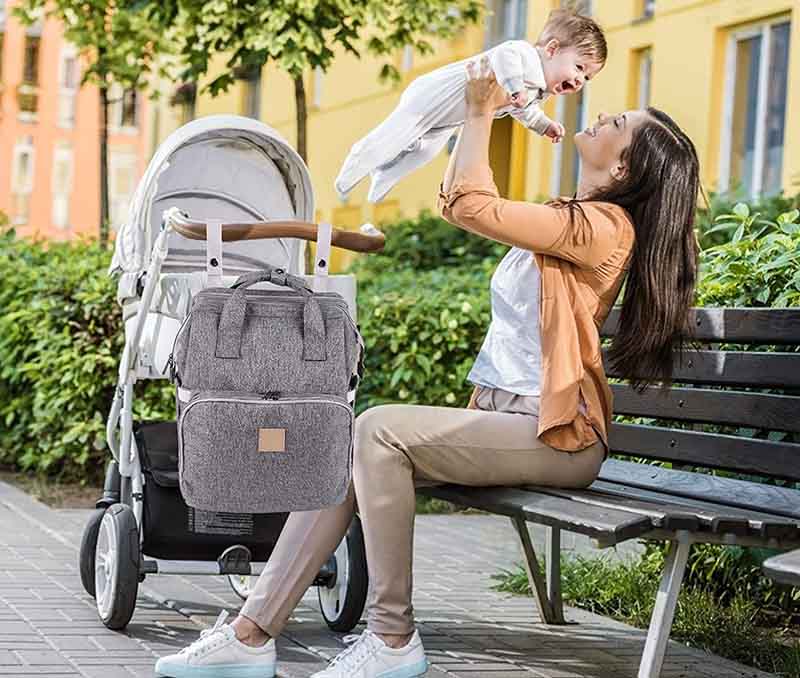 Sac à dos à langer bébé