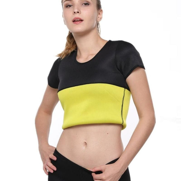 Tee shirt de sudation pour femme transpiration running