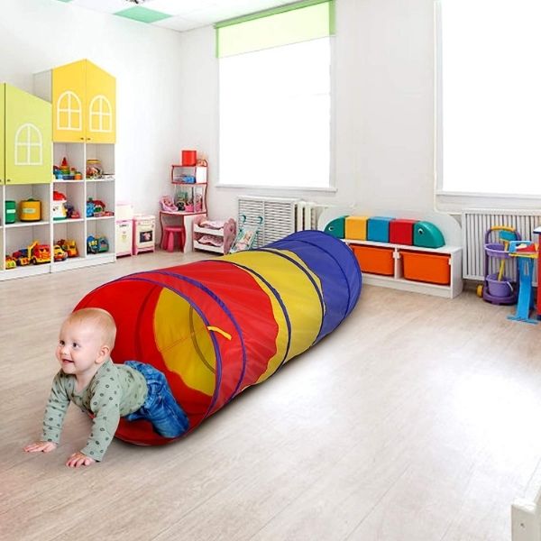 Tentes Tunnel portables trois couleurs pour enfants