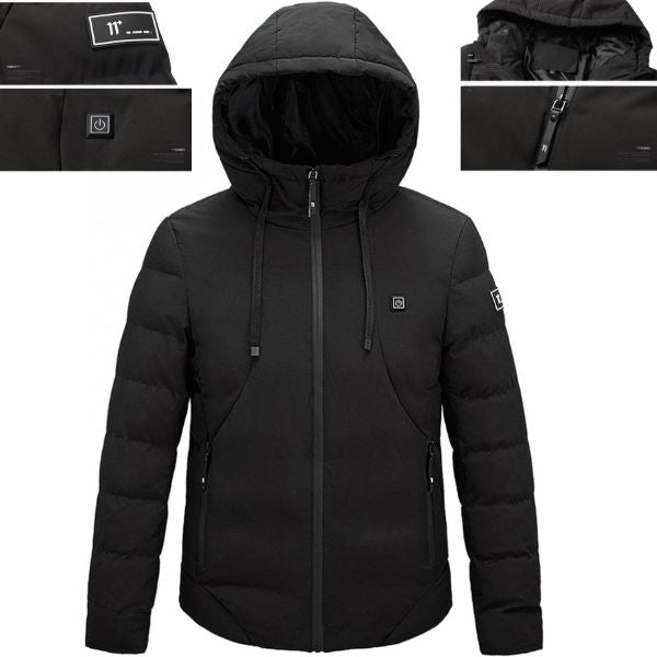 Veste chauffante USB pour homme et femme