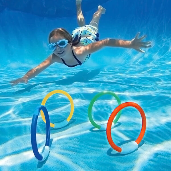 anneaux de piscine plongeant pour enfants