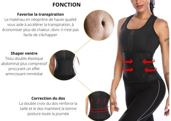 gaine de sudation femme