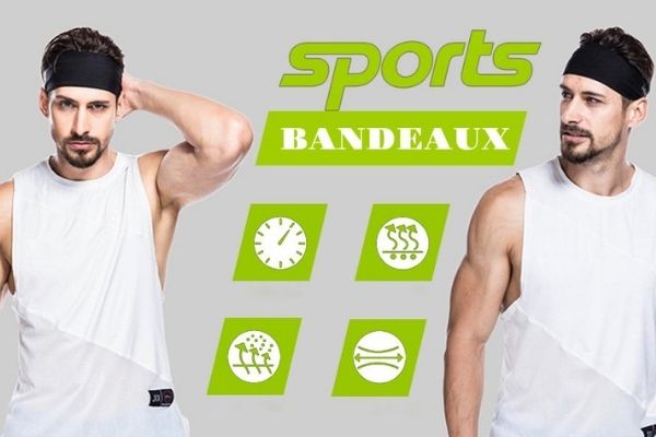 bandeau cheveux sport homme