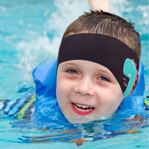 Bandeau de Natation Enfant Adultes Bandeau D'oreilles en Néoprène Bandeau  élastique Bandeau Natation Bandeaux de Natation Protège-Oreilles Bande