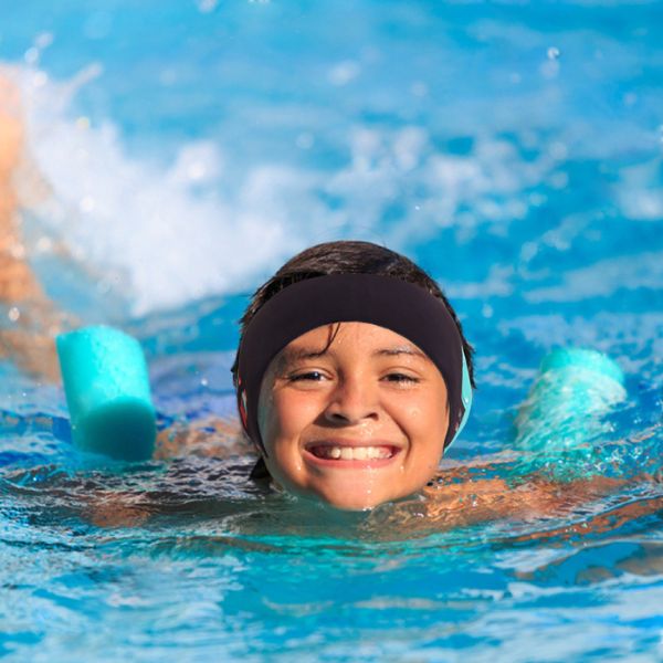 Enfants nageurs bandeau oreillettes garde-cheveux mignon robuste