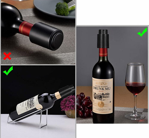 Bouchons de vin sous vide électriques, économiseur de bouteille de vin sous  vide automatique, réutilisable, garde au frais, outil de bar, nouveau -  AliExpress