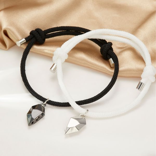 Couple Magnetic Heart Bracelet