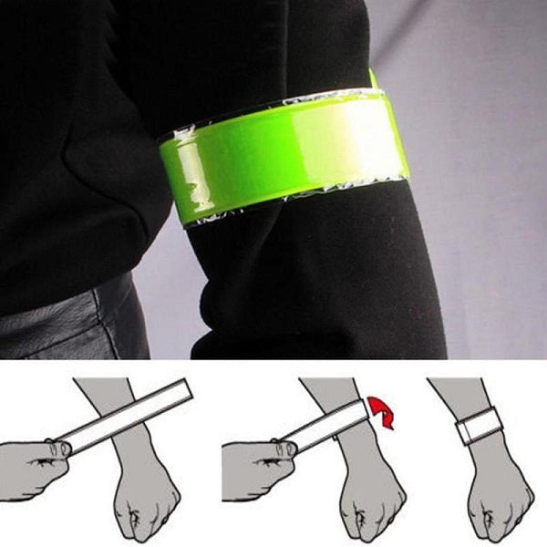 Brassard Réfléchissant, 10 Pièces Réglable Bracelet Reflechissant, Brassard  élastique Bande Réfléchissante Brassard Reflechissant Running pour Cyclisme  Marche Randonnée (5 Couleurs) : : Sports et Loisirs