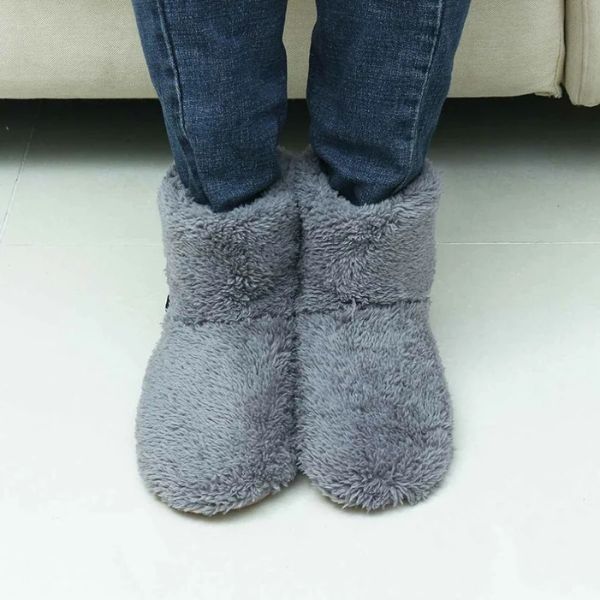 chauffe-pieds en peluche