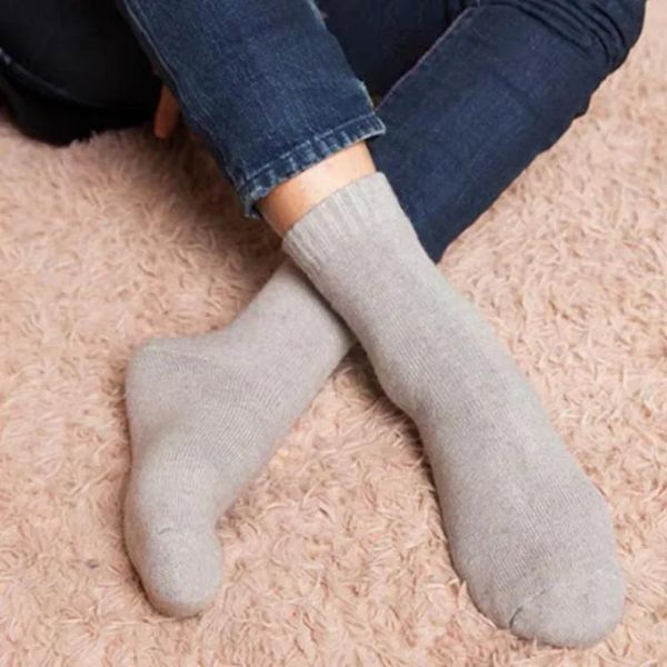 Generic Super chaussettes 10 paires épaisses et chaudes en laine pour hommes  temps froid à prix pas cher