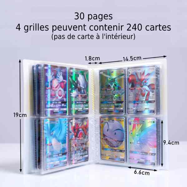 Pochette rangement carte pokemon – Fit Super-Humain