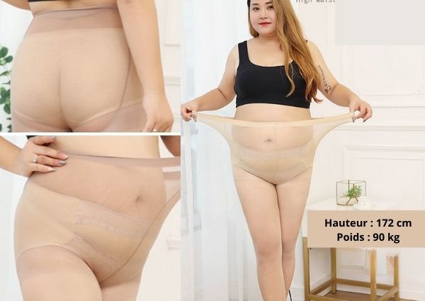 collant femme grande taille été