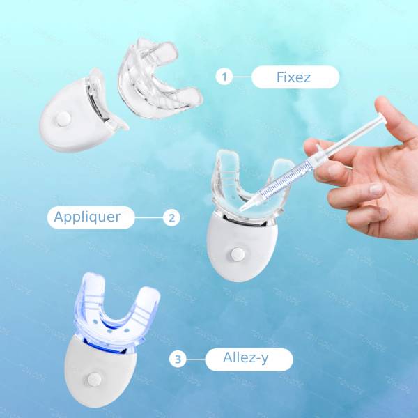 appareil pour blanchir les dents