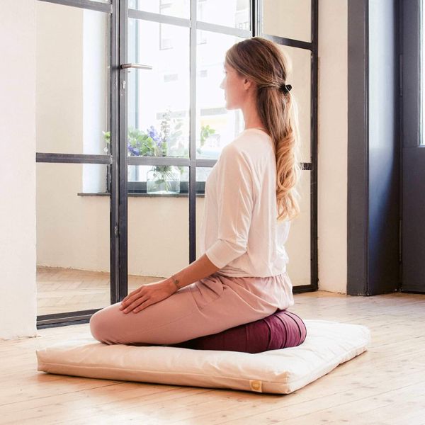 coussin pour yoga zafu méditation