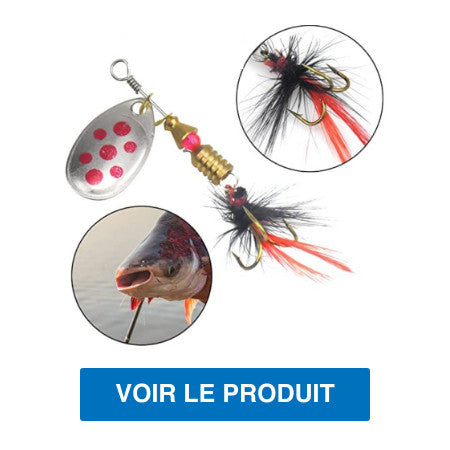 Cuillères à lancer de pêche 30 cm outil d'appât pour poisson