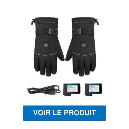 Gants chauffants velo