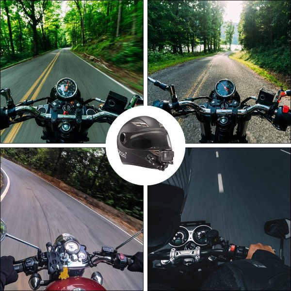 Comment fixer proprement une GoPro sur un casque moto ? - Mes Balades Moto