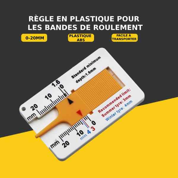 ETO- mètre de profondeur Jauge de Profondeur de Filetage de Pneu 0