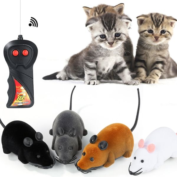 jouet chat souris télécommandée