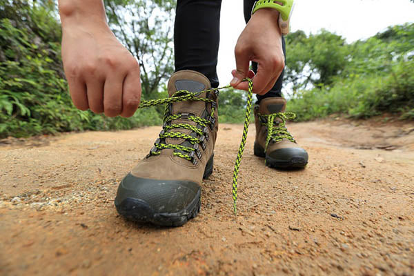 lacets ronds pour chaussures de randonnée