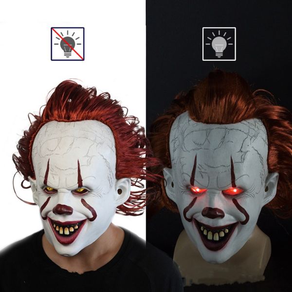 Masque Clown Lumineux En Plastique