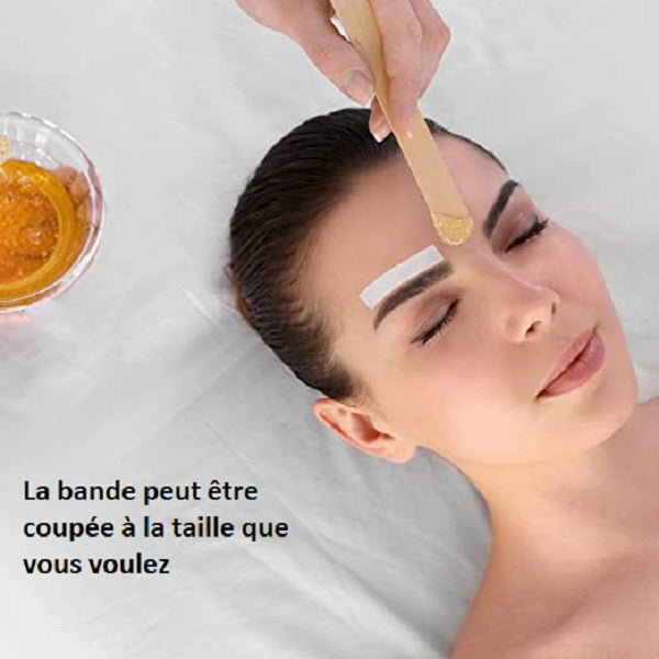 Bande de cire visage