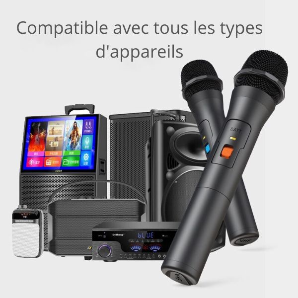 Micro sans fil karaoke – Fit Super-Humain