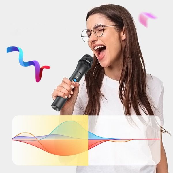 Micro sans fil pour chanter