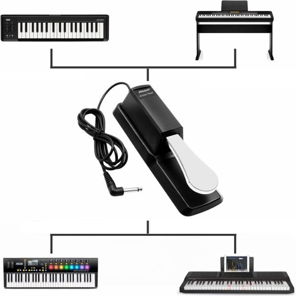 pédale sustain avec interrupteur